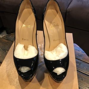 Christian Louboutin Lady Peep Sky High Heels